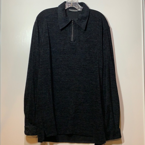 New Boxer Italia Sweater Shirt 1/4 zip Pull Over - Picture 1 of 4